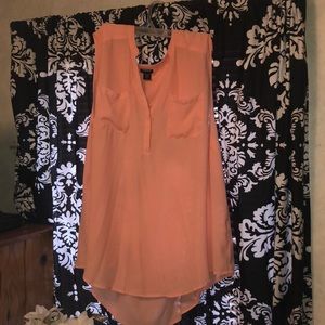 Peach Torrid Blouse Plus Size